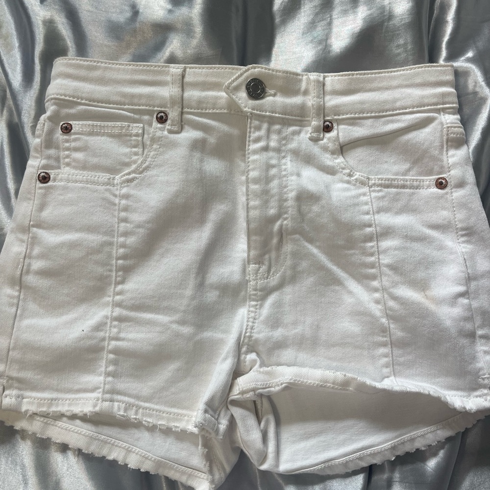 American Eagle Outfitters White Jean Shorts